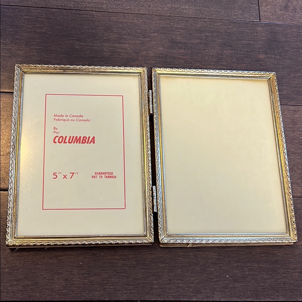 Columbia Gold Ornate Picture Frame with Decorative Accents